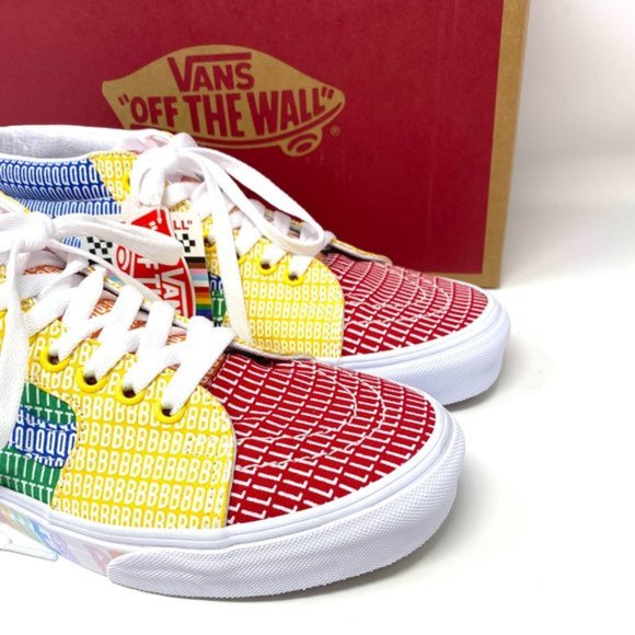 💖MEGA SALE💖VANS PRIDE LGBTQ+ Authentic Men’s Sneakers VN0A3WM33WJ Sk8-Mid - Picture 6 of 12